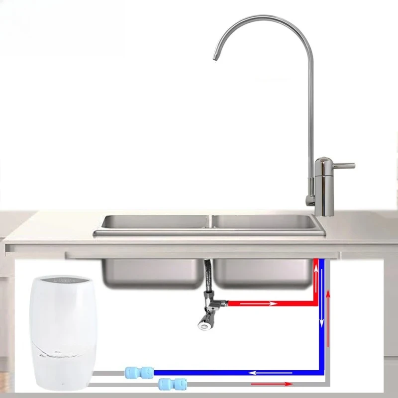 

Water Filter Tap Faucet forWater Purifier 360° Rotation RV Kitchen Purifier Tap Stainless Steel Faucet