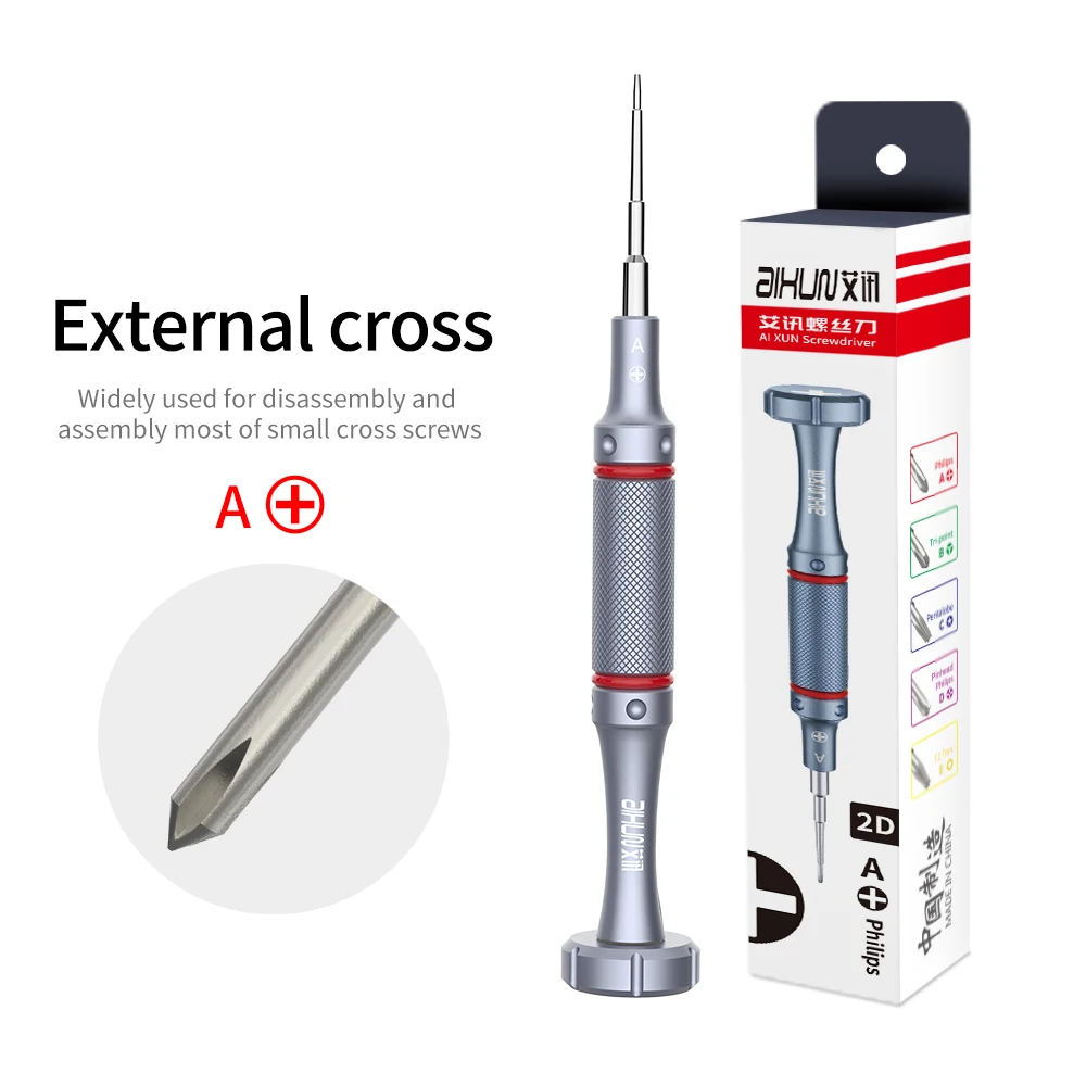 AiXun iDriver Non-slip Magnetic Screwdriver Set Pentalobe Y0.6 Convex Cross  For Mobile Phone Repair Disassemble Tools