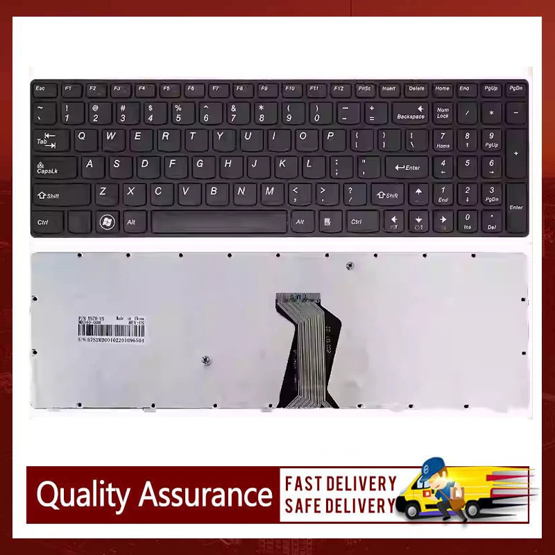 New laptop keyboard For Lenovo Y570 Y570N Y570I Y570A Y570P US black