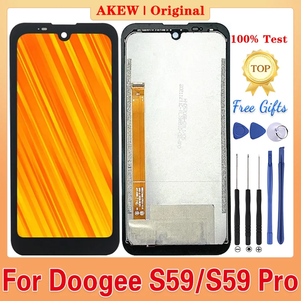 5.71" Original For DOOGEE S59 Pro LCD Display New Doogee S59 Touch Screen S59Pro Digitizer Assembly S 59 Phone Replacement Parts