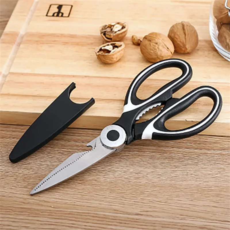 Multifunction Stainless Steel Kitchen Tools Strong Home Vegetable Chopping Chicken Bone Fish Food Scissors Multi-Purpose Tool