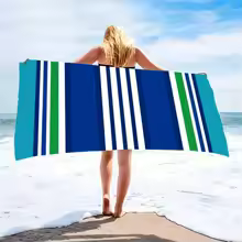 serviette de plage, microfibre, absorbante, yoga, piscine, plage, sauna, douche
