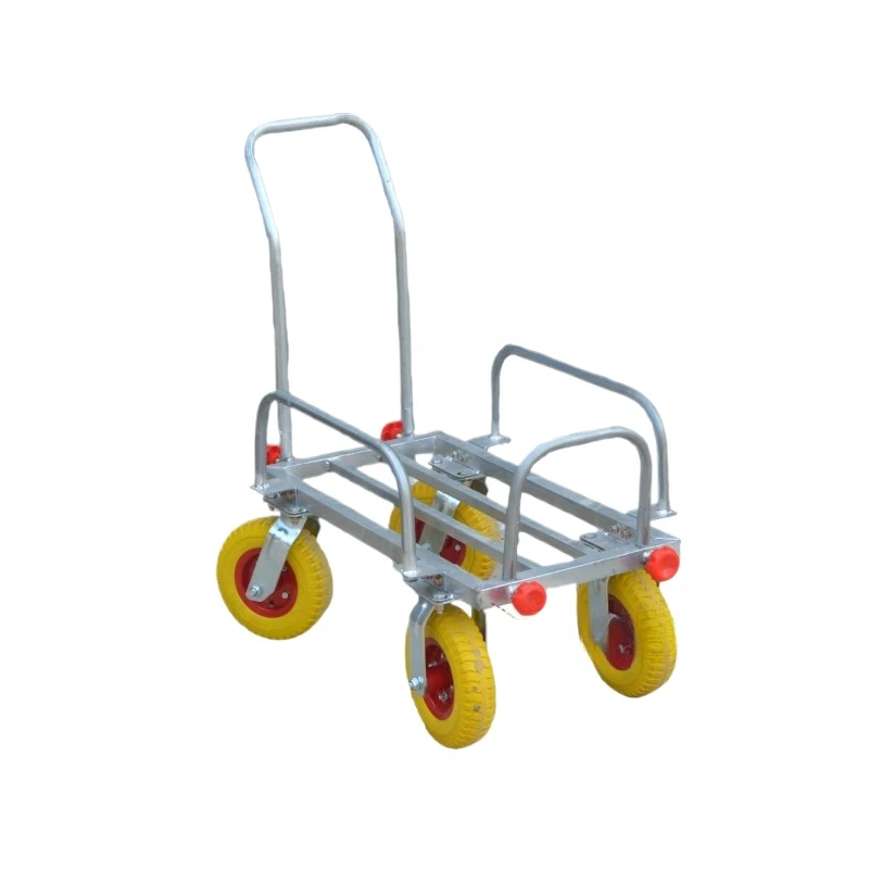 

Dual-purpose trolley, put frame, put bucket, pull vegetable feed, fill bucket, special for farms