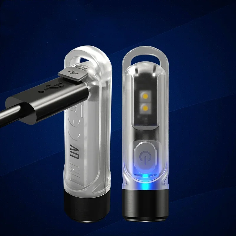 NITECORE-Mini lampe de poche LED aste USB, TIpastel, lampe porte-clés, batterie intégrée, super lumineuse, EDC, 300lumens