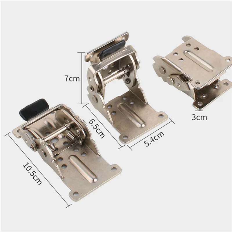 

AA81-4PCS 0-90-180 Degree Self-Locking Folding Hinge Table Legs Silver Folding Coffee Table Furniture Hardware Cabinet Hinge