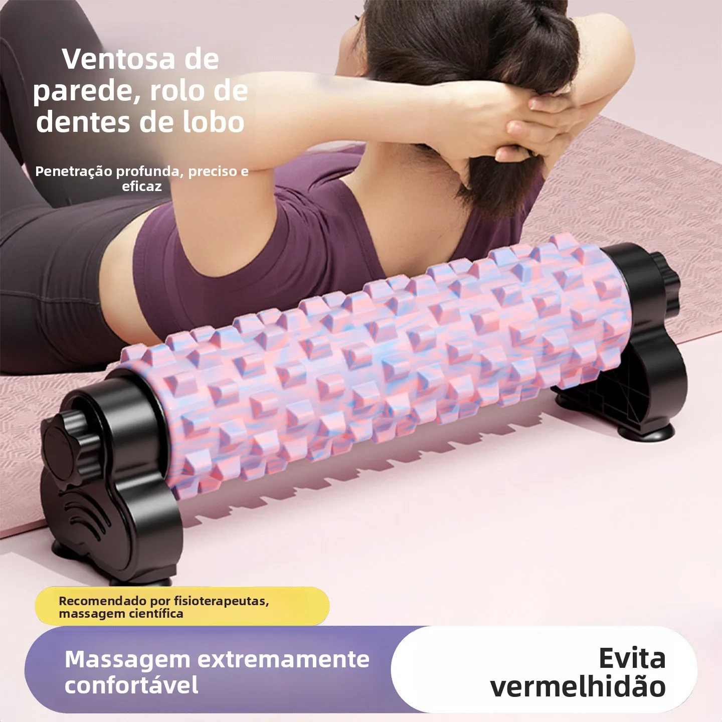 Equipement-de-yoga-professionnel-rouleaux-en-mousse-pour-massage-des-tissus-profonds-support-a-ventouse-barre-a-picots-pour-relaxation-musculaire