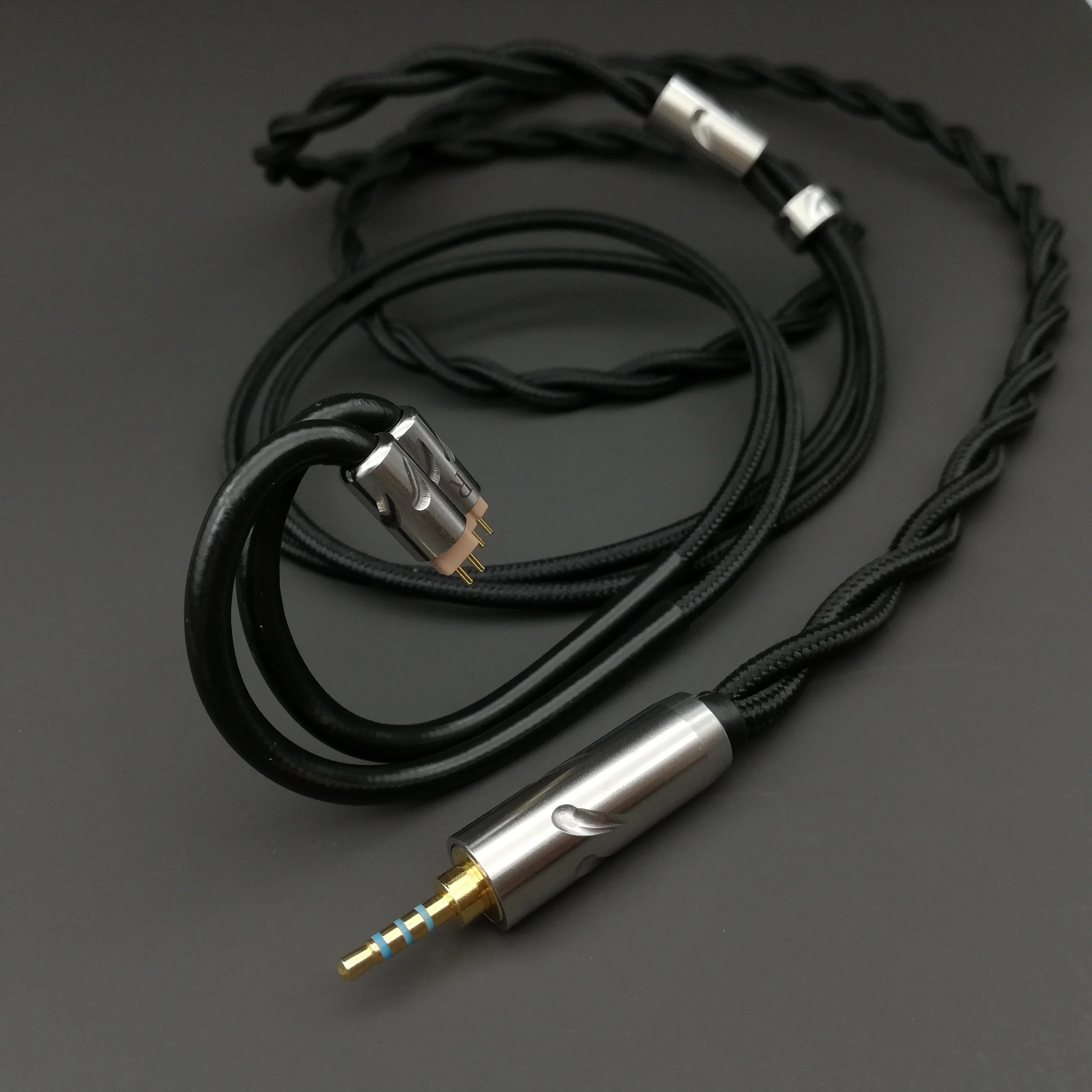 HIFI OCC Graphene + Gold Palladium Cable + OCC Silver Plated Earphone Cable 2Pin 0.78 Or MMCX Cable For Hifi / Fiio /Iem Cable