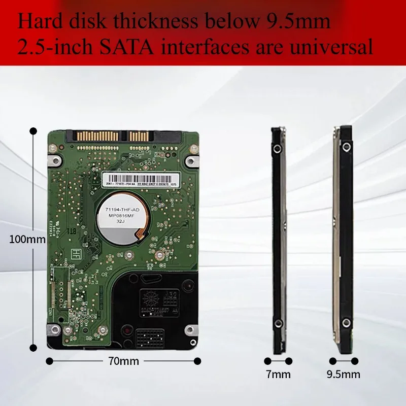 USB3.0 HDD PCB Circuit Board Adapter For 2.5‑inch SATA Hard Disk Drive Enclosure Replacement Board
