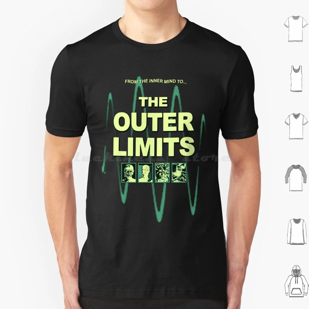 The Outer Limits-Style B T Shirt Cotton Men Women DIY Print Tv Series Sci Fi Science Fiction Horror 60s Sixties Monster