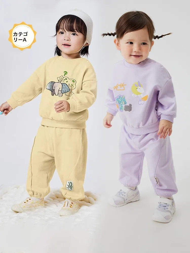 adorabile-set-di-felpe-per-bambina-e-neonato-casual-in-misto-cotone-e-poliestere-in-due-pezzi-per-i-piu-piccoli-abbigliamento-per-la-stagione-autunnale