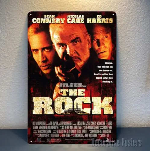Y1,The Rock Movie Metal Poster Tin Sign 20x30cm Plaque  -aluminum