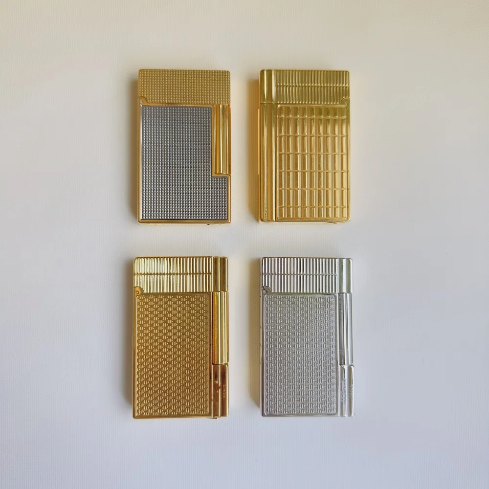 

High-end custom lighter with a loud ignition sound, refillable, and comes with a set of custom accessories.