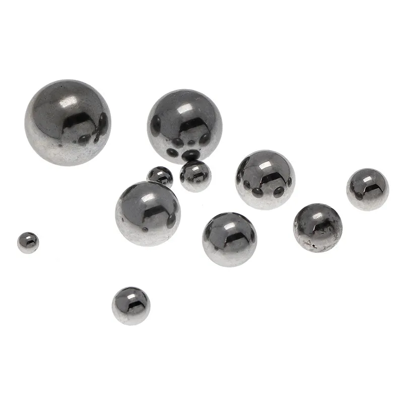 10/20/50Pcs Precision แบริ่งลูกแบริ่งสแตนเลส Roller ลูกปัด Smooth Solid Ball Slingshot แบริ่ง Dia 1มม.-12มม.