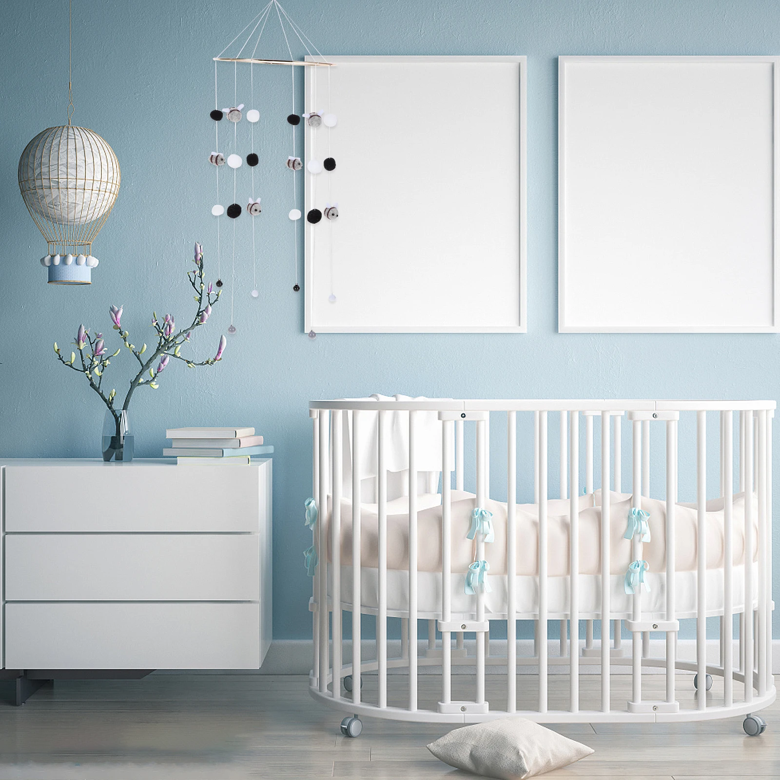 Baby Krippe Biene Windspiel Anhänger Hängen Kindergarten Dekoration Rotierenden Mobile für Kleinkind Zimmer Dekor Baby Krippe Mobile