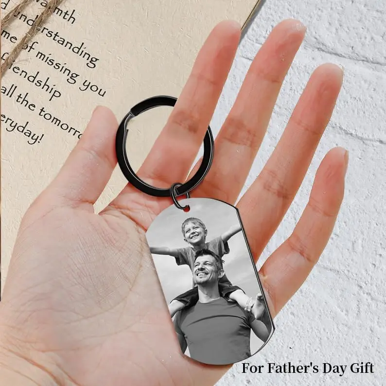 شخصية الآباء يوم المفاتيح مخصصة هدايا أبي من ابنة الابن قبضة عثرة المفاتيح هدايا عيد ميلاد الأب