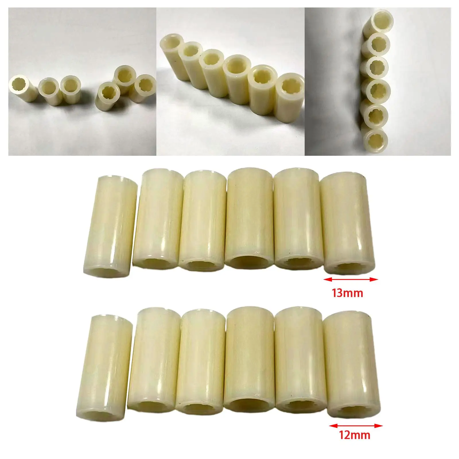 

6Pcs Billiard Cue Stick Ferrules Tube Replacement Billiard Accessories
