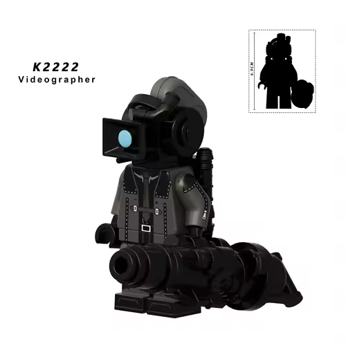 New KDL SWAT Skibidi Toilet Man Figures Anime Block Toys TvMan Titan Cameraman Speakerman Bricks Model Toy Birthday Gift - Image 64