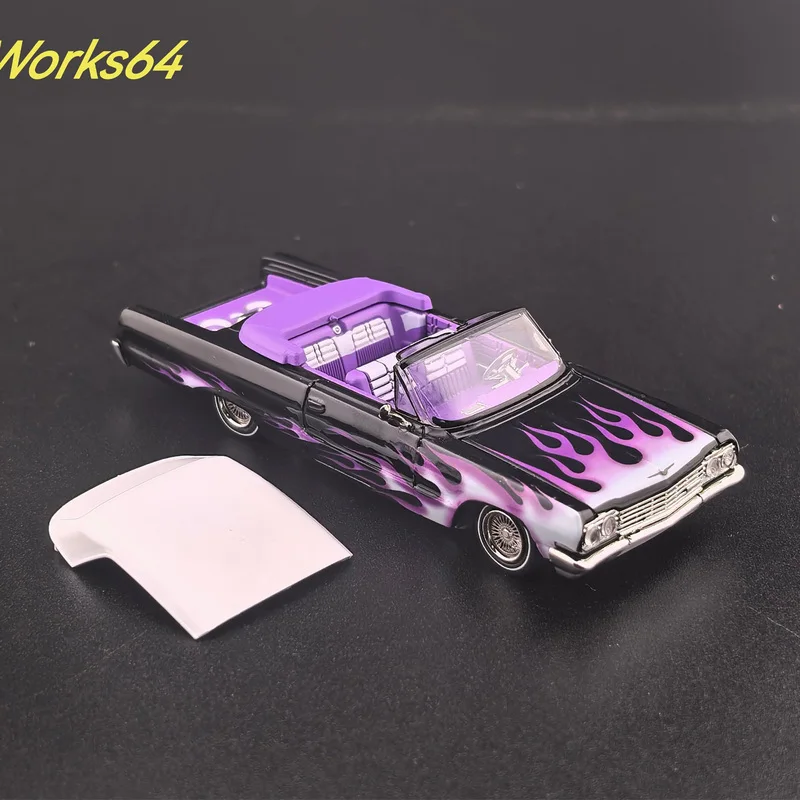 Fine Works Imparasi Coast Jumping Car 1:64 Model samochodu ze stopu z otwartymi drzwiami