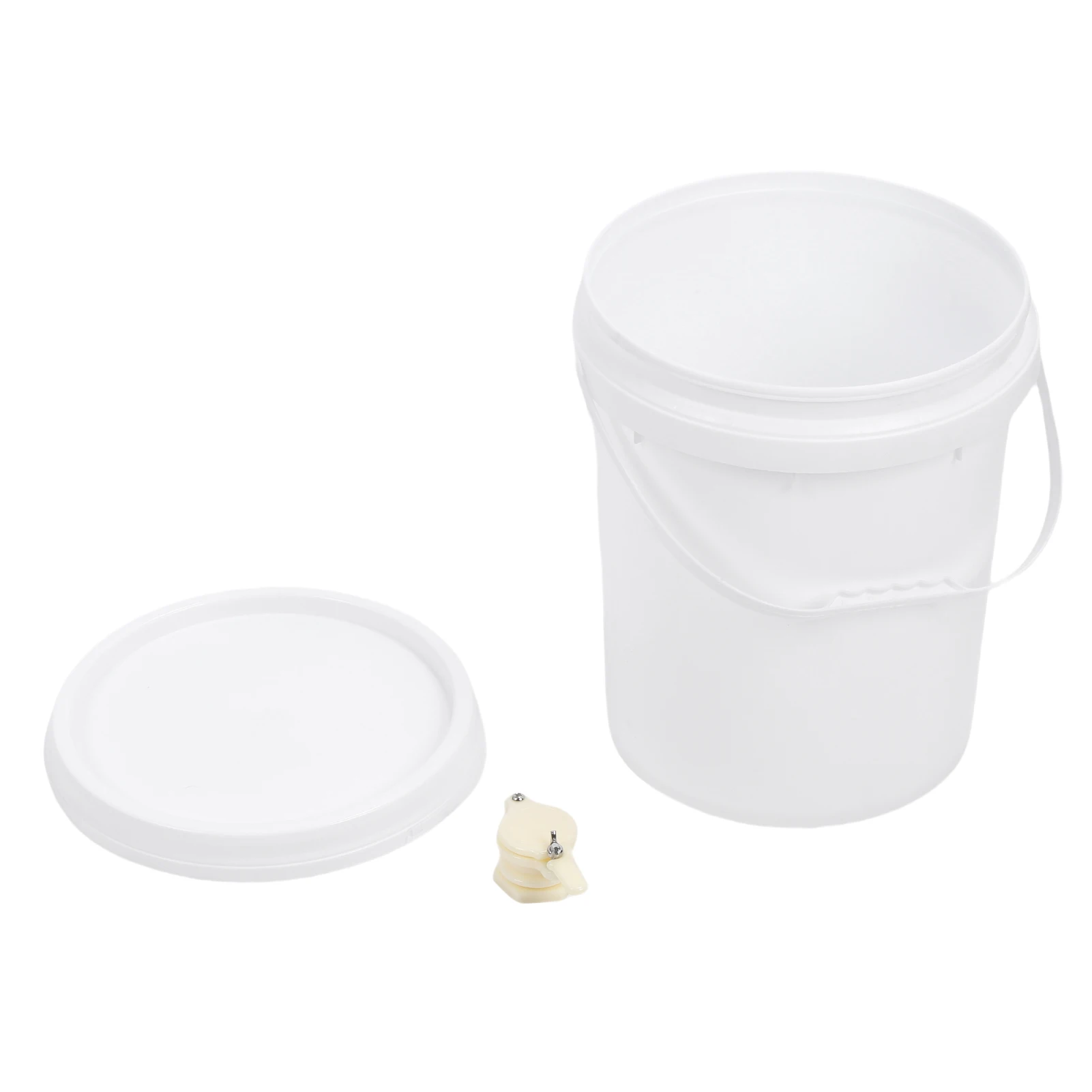 دلو عسل سعة 5 جالون مع غطاء وبوابة حاوية تخزين العسل البلاستيكية لتربية النحل دلو بلاستيكي لتربية النحل