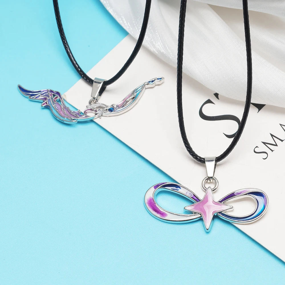 Game Honkai: Star Rail Necklace Cyrene Unlimited Symbol Peripheral Necklace Cosplay Jewelry Accessories Fan Collection Gifts