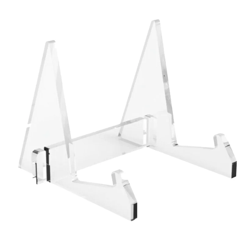 ABUL-6X Vinyl Record Storage Holder Acrylic Record Display Stand Portable Book Display Stand