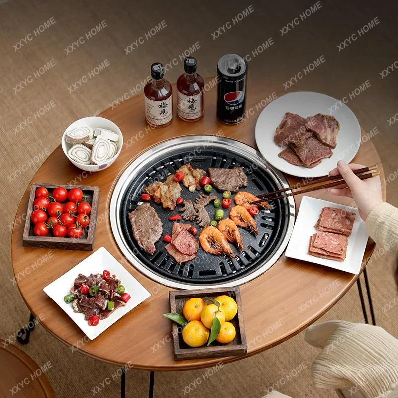 Stove Cooking Tea Table Home Indoor Outdoor Portable Barbecue Grill Charcoal Fire Baking Tea Stove Teapot Accessories Full Set