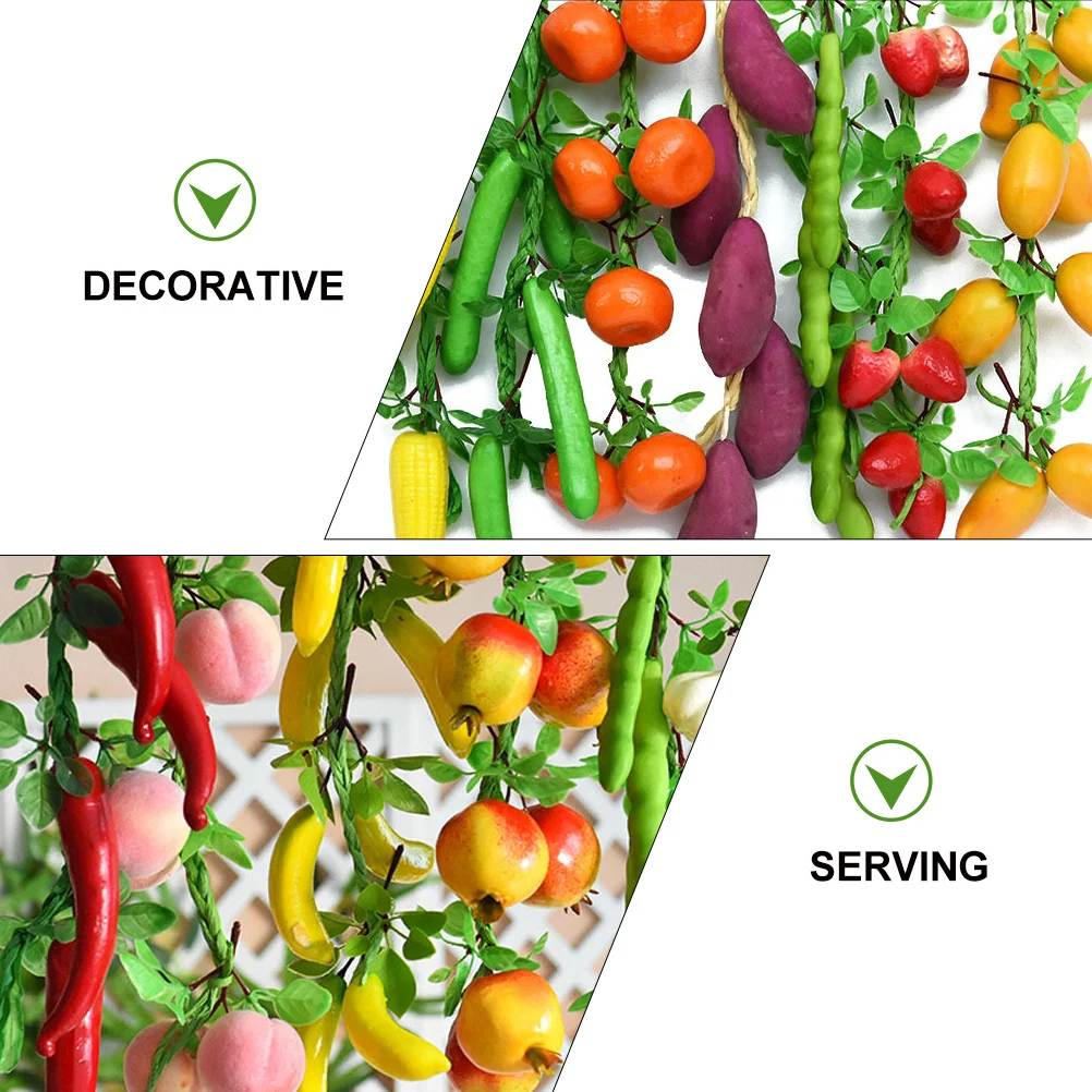 

2Pcs Simulated Rattan Decor Natural Classroom Corridor Pendant Eco Friendly Handmade Adornment Classroom Pendant