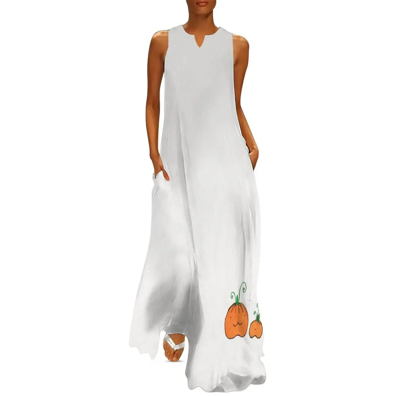 

pumpkin friends Long Dress birthday dress for women elegant chic wedding evening dresses ceremony dresses Beachwear Dress