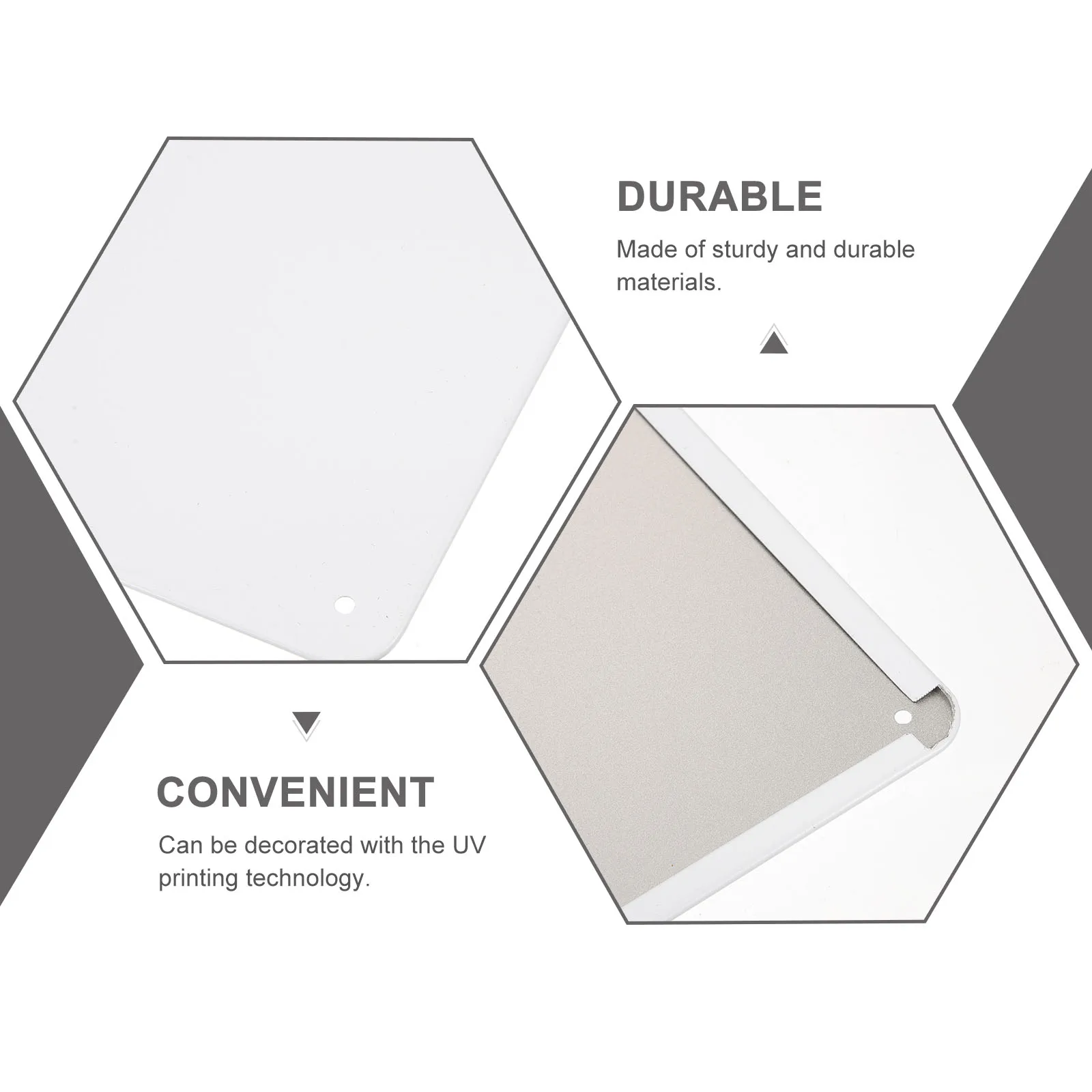 

Blank Aluminum Plate Boards Craft Blanks Sign Metal Tags White Signs Sublimation