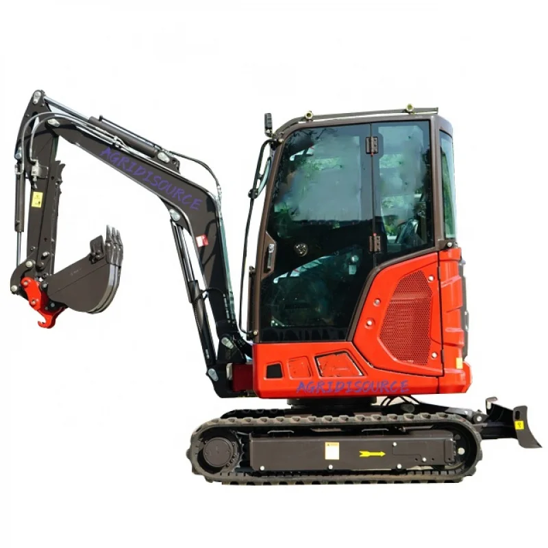 china：Agricultural Machinery with Small Bucket and Cab Price Mini Excavator China for Home Use 2.5t Crawler Excavator 1ton Excav