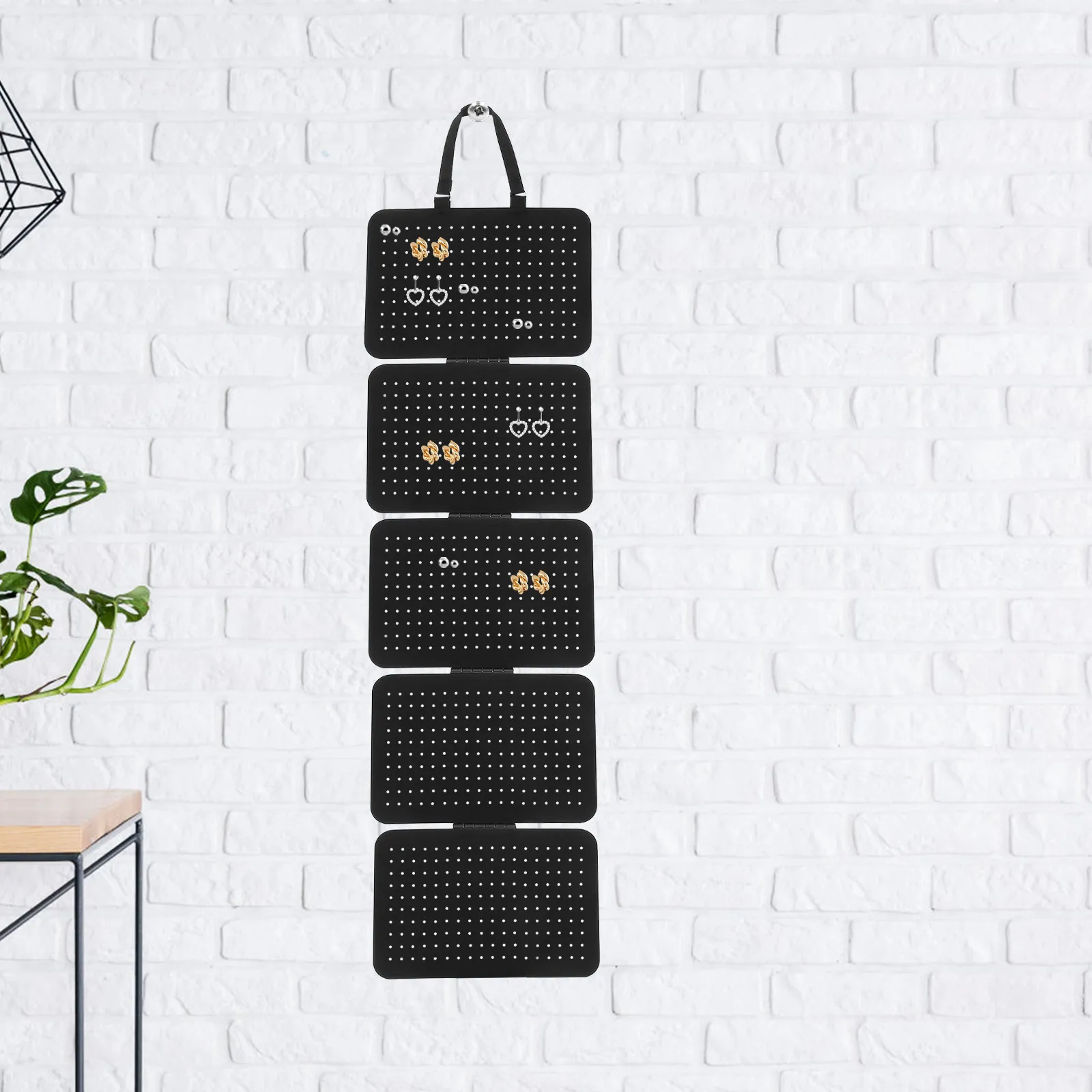 1Set Wall Hanging Jewelry Organizer Felt Display Board for Necklaces Earrings Brooches Lapel Pins Enamel Badges Retail Store