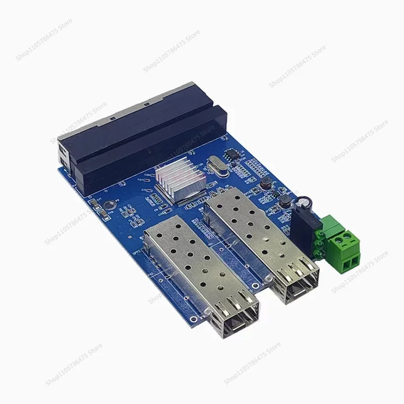 For  Gigabit 2 Light 4 Electricity Photoelectric Conversion Board, Mining Two Light Four Electricity Bare Board, Single Mode