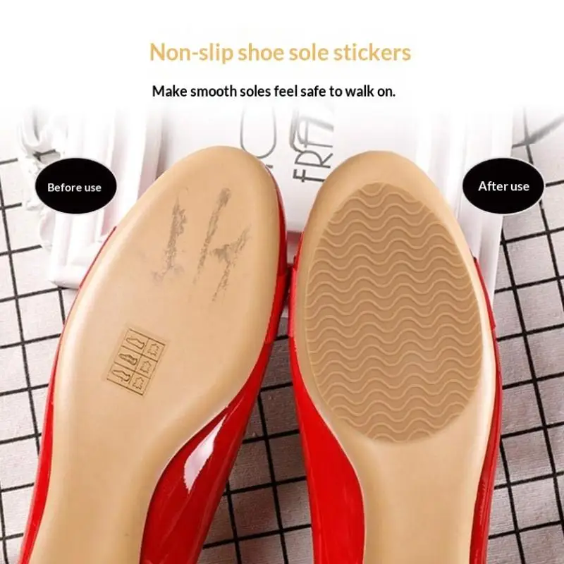 Picture 5: Rubber Sole Shoe Soles Anti-slip Stickers Self-adhesive Anti-slip Foot Non-slip Pads Wear-resistant Shock-absorbing