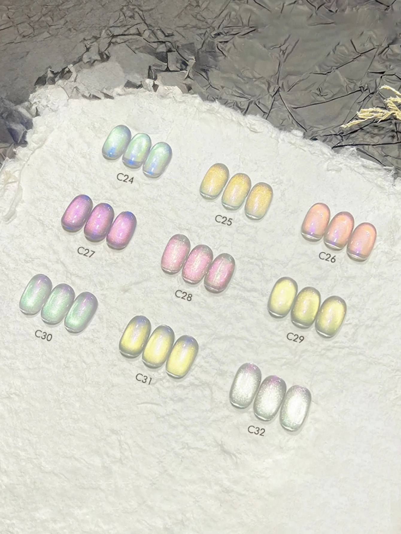 1-9개 12ml 레인보우 오로라 캣아이 마그네틱 젤 네일 폴리쉬 네일 아트 매니큐어 바니쉬 세미 퍼머넌트 소크 오프 UV 젤 네일 용품