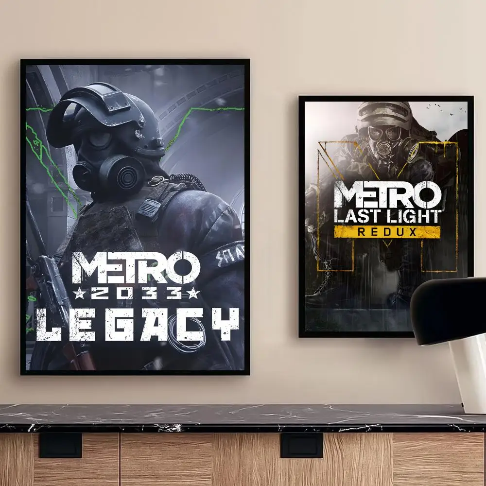 لعبة M-Metro 2033 Redux اللوحة الخط غرفة نوم المنزل مقاوم للماء قماش المشارك غير المؤطرة جدار الفن طباعة الديكور جدارية #3