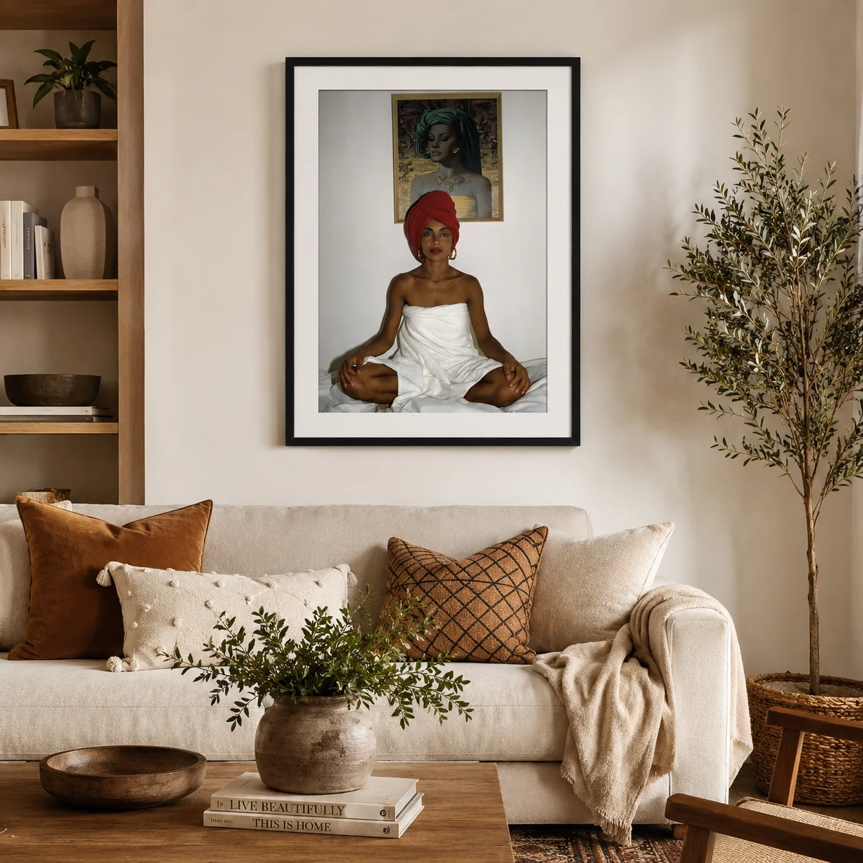 Sade Adu Namaste Print, Fashion Wall Art, Love Deluxe, Vintage Print, Photography Prints, Museum Quality Photo Art Print