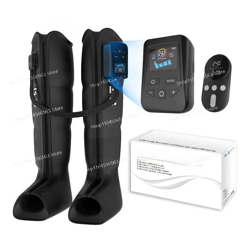 

Long four-chamber air wave leg massager, full leg air pressure massager, airbag compression massage