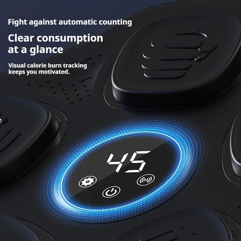 Smart Music Boxing Reaction Target Bluetooth Nail Free Installation Multifunctional Wall Mounted Home Fitness Training view 4