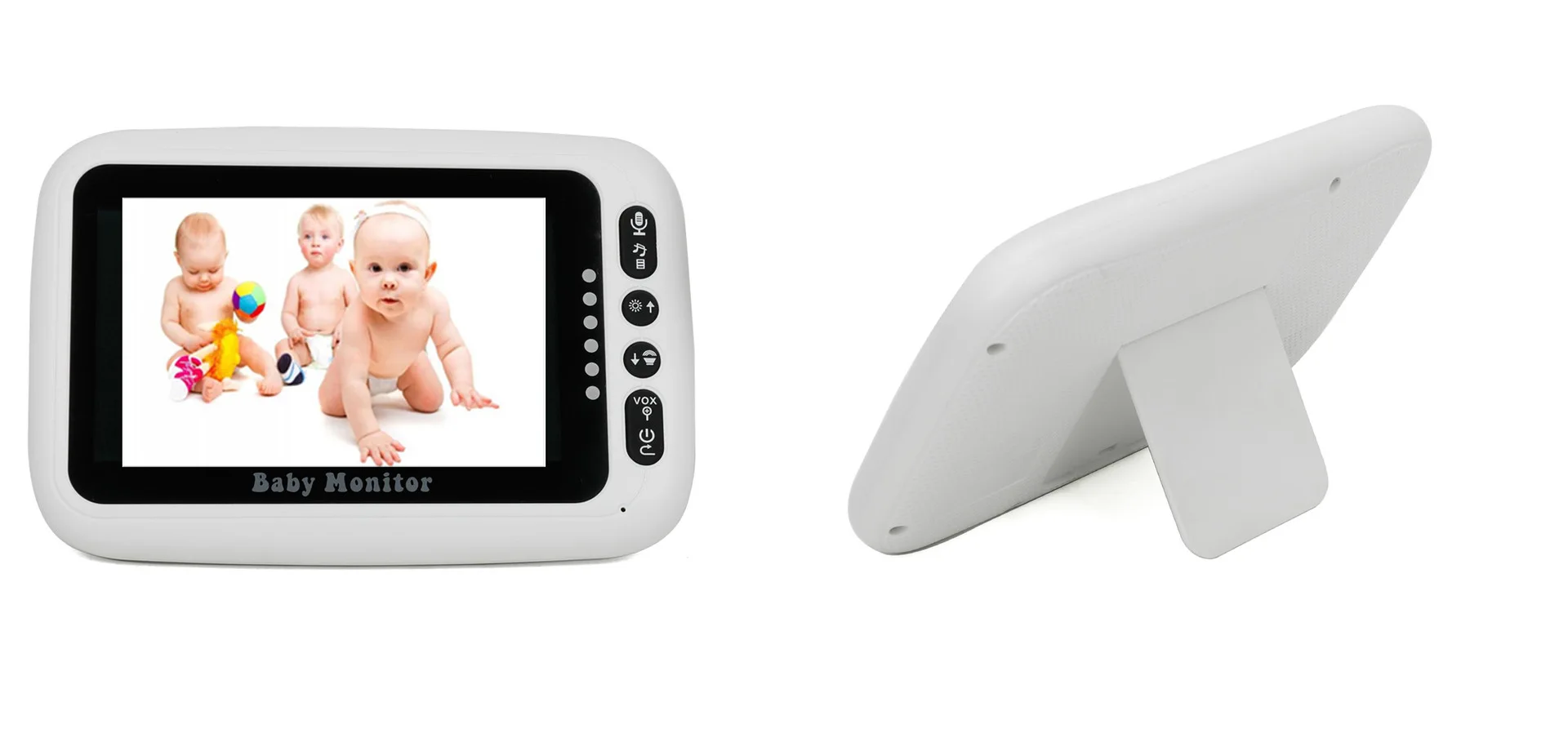 4.3inch IPS  Screen Wireless Video Baby Monitor Intercom Baby Nanny Security Camera VOX Mode Temperature Monitoring Babysitter