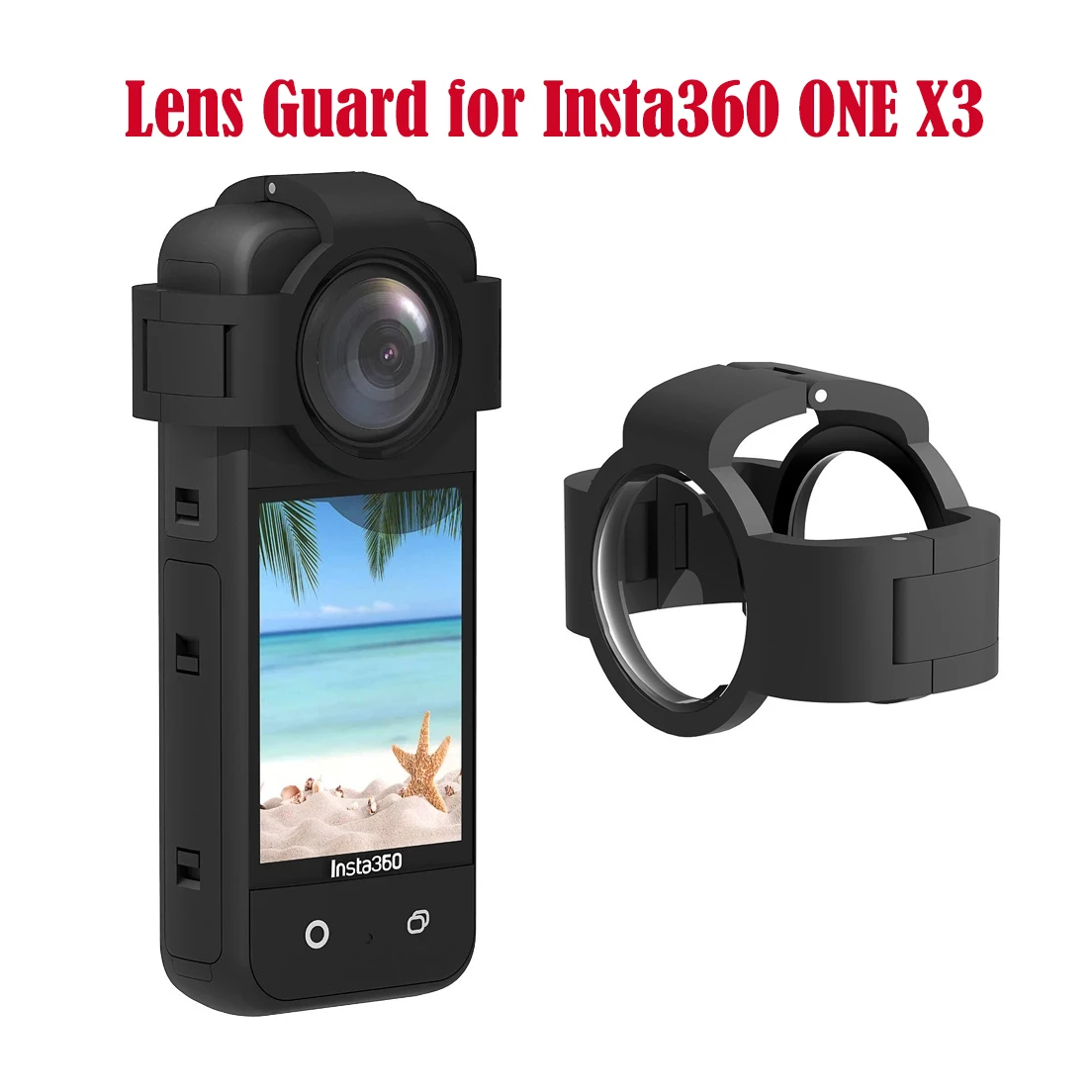 

Lens Guard for Insta360 X3 Action Camera Protect Cover Premium Lens Guard for Insta360 One X3 Action Canera Protect Accessories