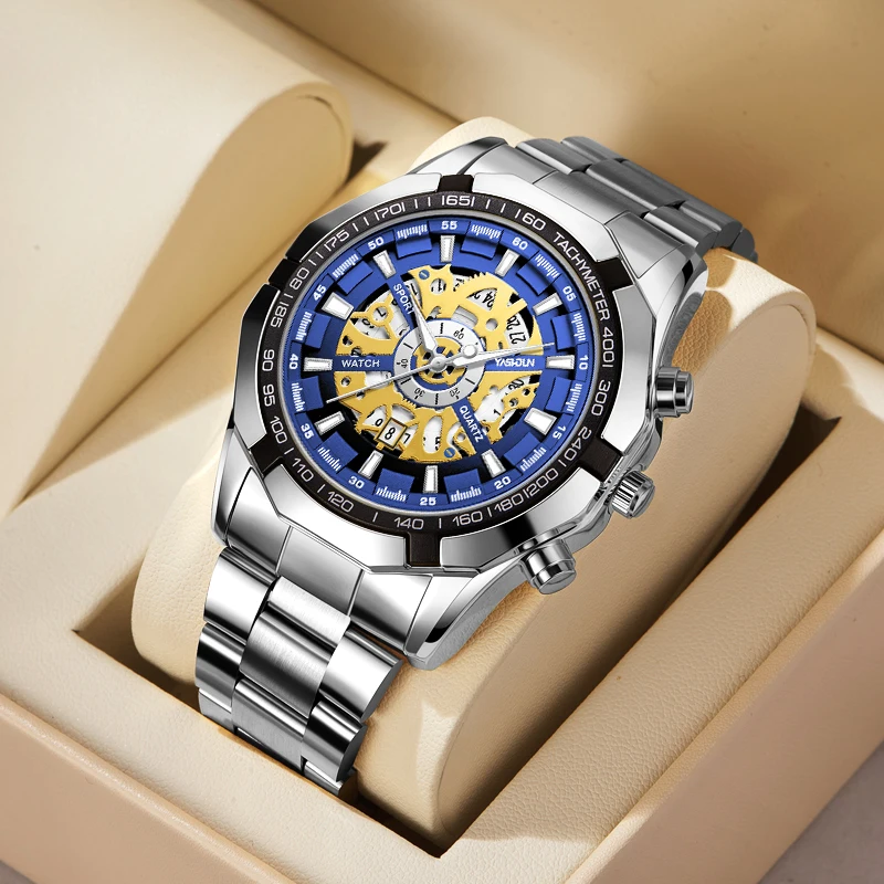 Jam Tangan Skeleton Mewah untu - Smartwatch Luxury Watches For Men ulasan dan harga