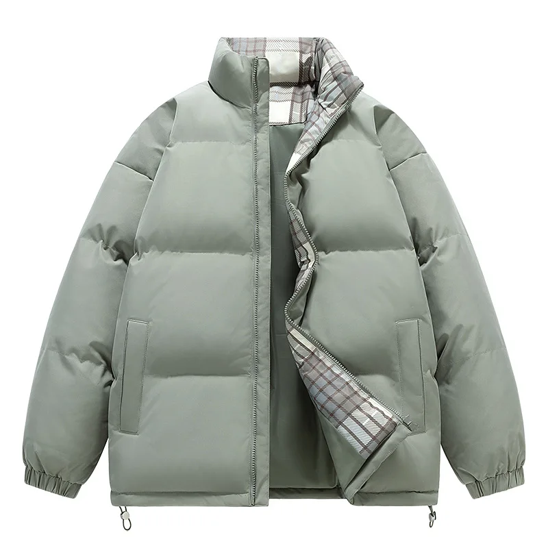 

Winter Cotton Coat for Couples (men and Women), with A Stand-up Collar, Can Be Thickened for Better Warmth and Insulation.