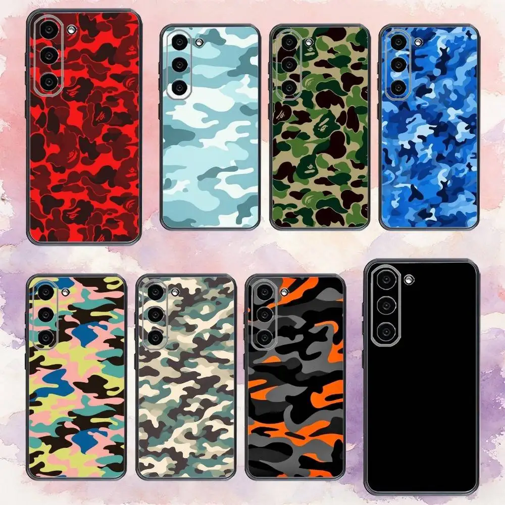 Bestselling Cool camouflage   Phone Case For Samsung Galaxy A73,A72,A71,A70,A53,A52,A51,Others Soft Black Cover