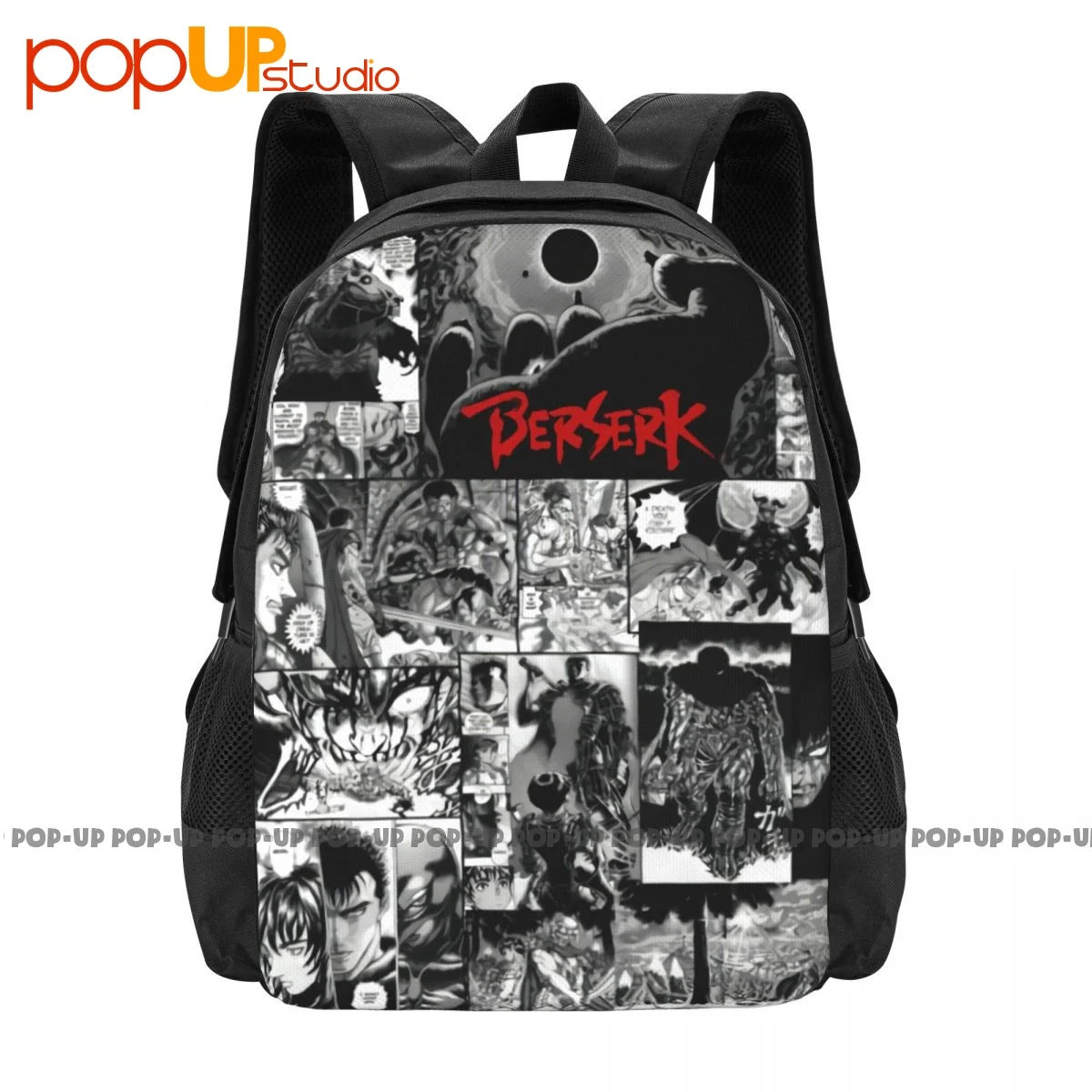 Berserk Manga Strip V1 Guts Berserker Armour Anime Backpack Large Capacity Hot Beach Bag 3d Printing Riding Backpack