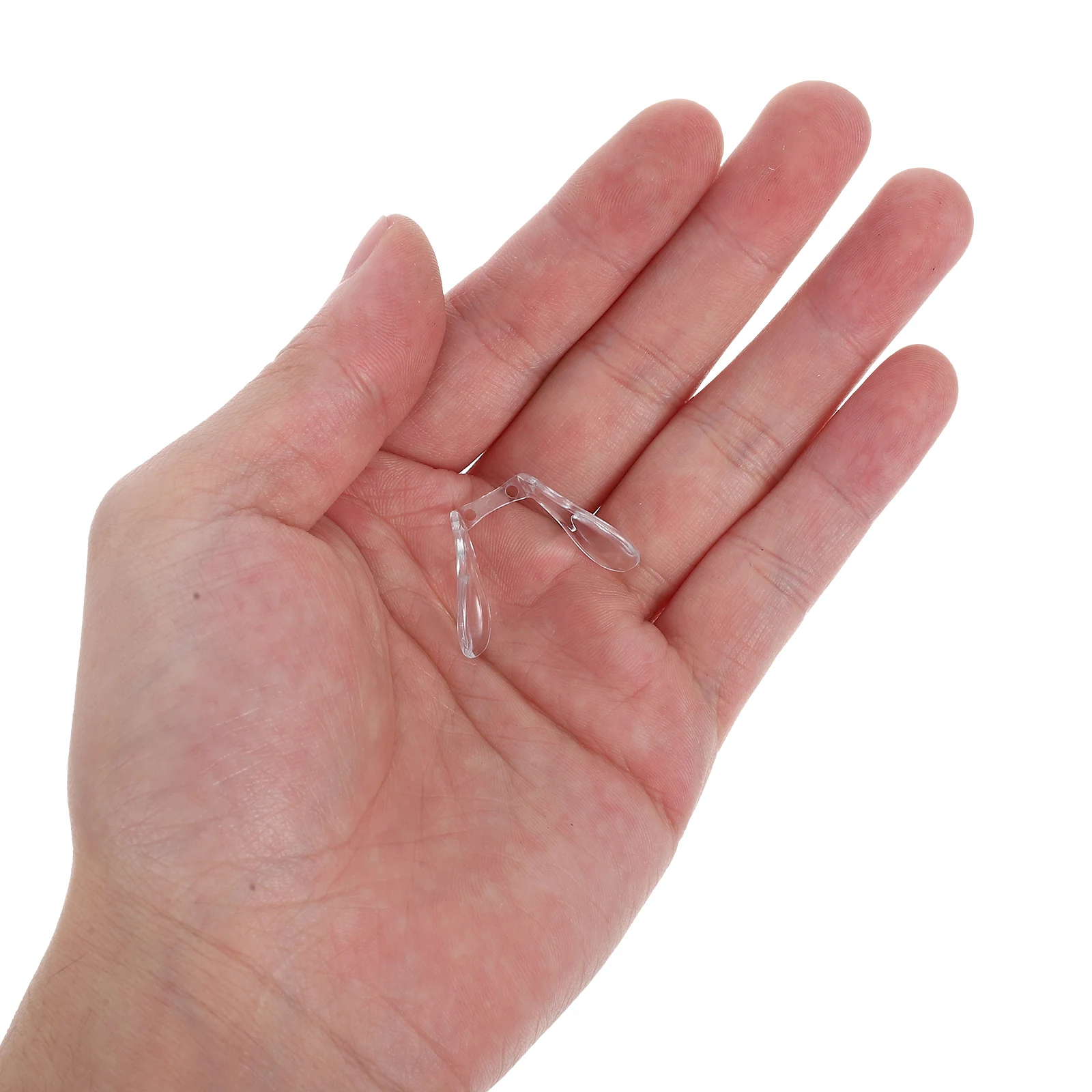 

4 Pcs Eyeglasses Nose Pads Anti Slip Transparent Design Lightweight Durable Material Glasses Repair Tools Bridge Support