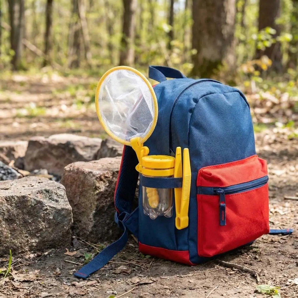 Male Jar Outdoor Adventure Set Clip Tweezers Nature Exploration Tool Clamp Feeding Box Insect Cage Collector Children Outdoor