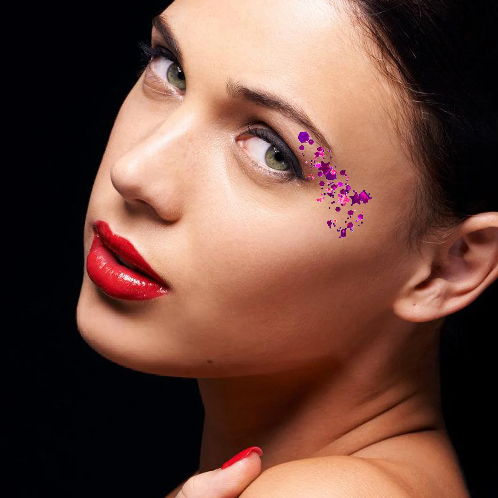 Juego de sombras de ojos con purpurina líquida, textura de Gel, resistente al agua, duradero, maquillaje facial y corporal, colores de lentejuelas brillantes, 4 Uds.