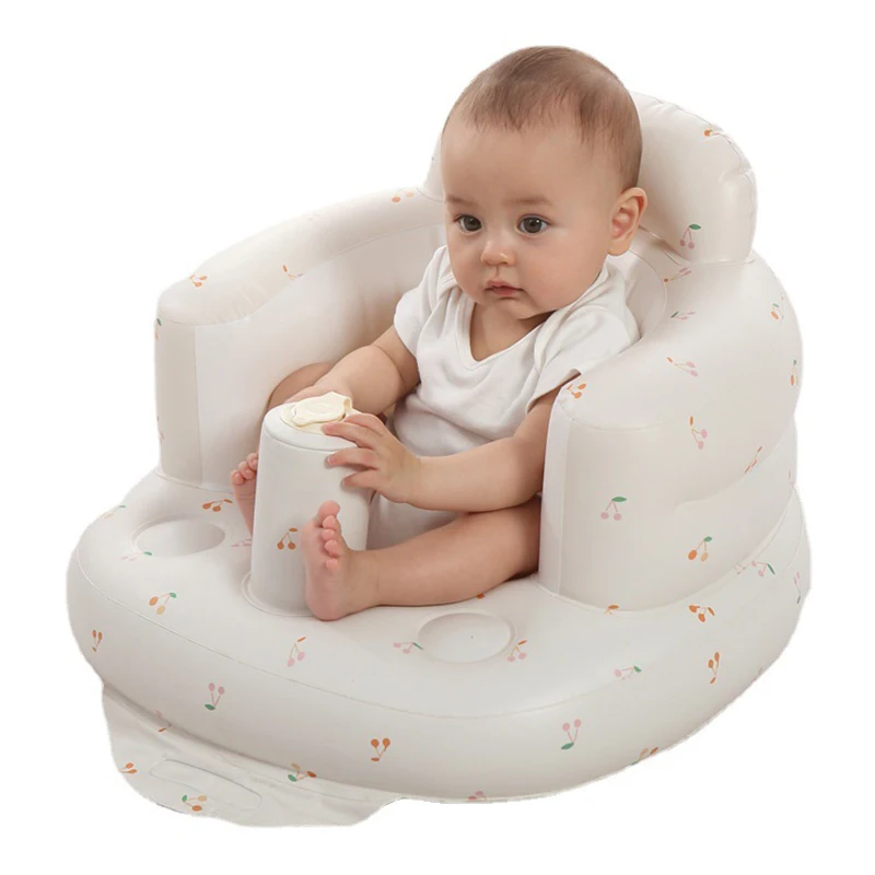 Multifunktionale Baby Aufblasbare Sofa Infant PVC Sitz Kind Lernen Abendessen Stuhl Tragbare Bad Hocker Strand Sessel Für Kinder