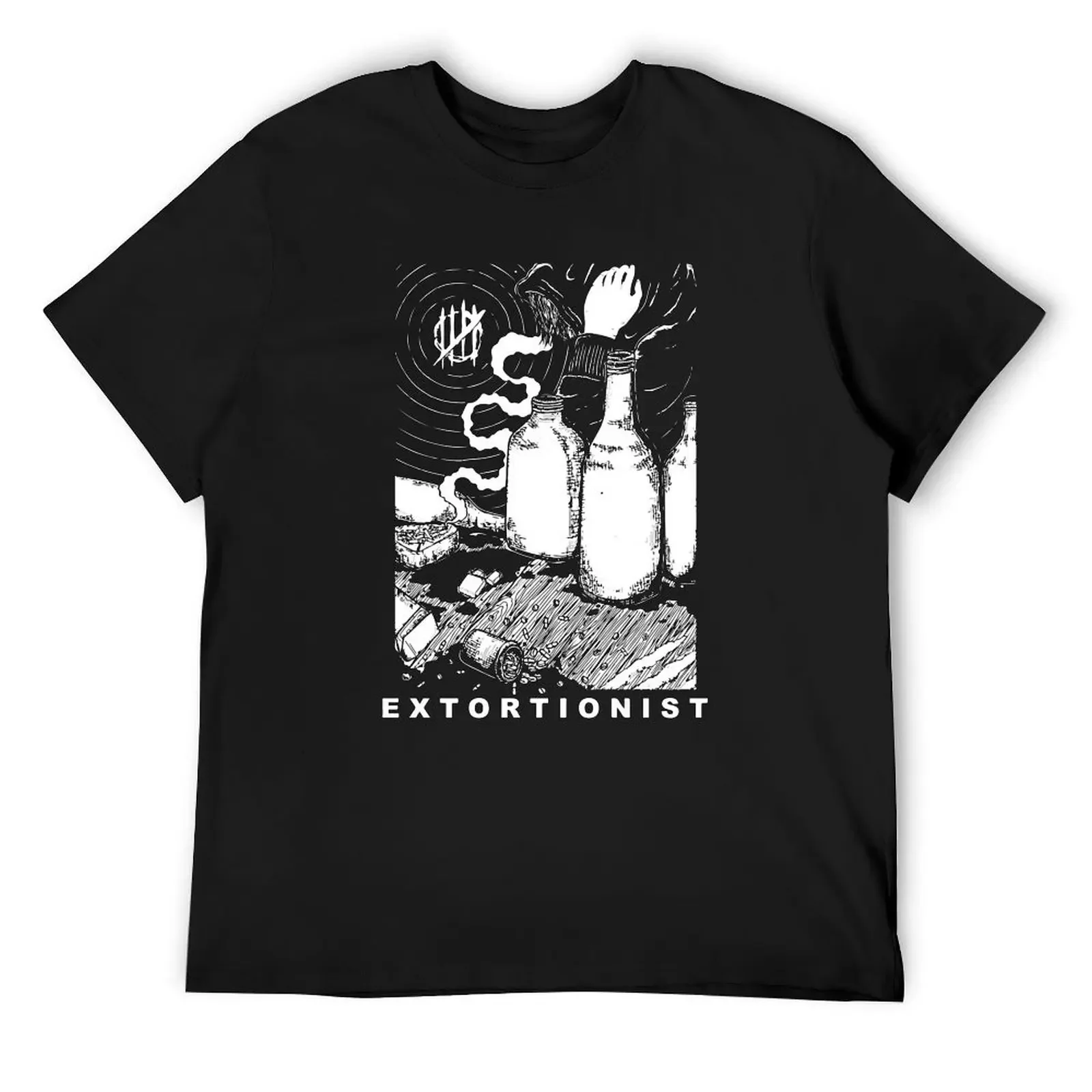 

Extortionist Band T-Shirt luxury designer tees oversized graphic tee fruit of the loom mens t shirts