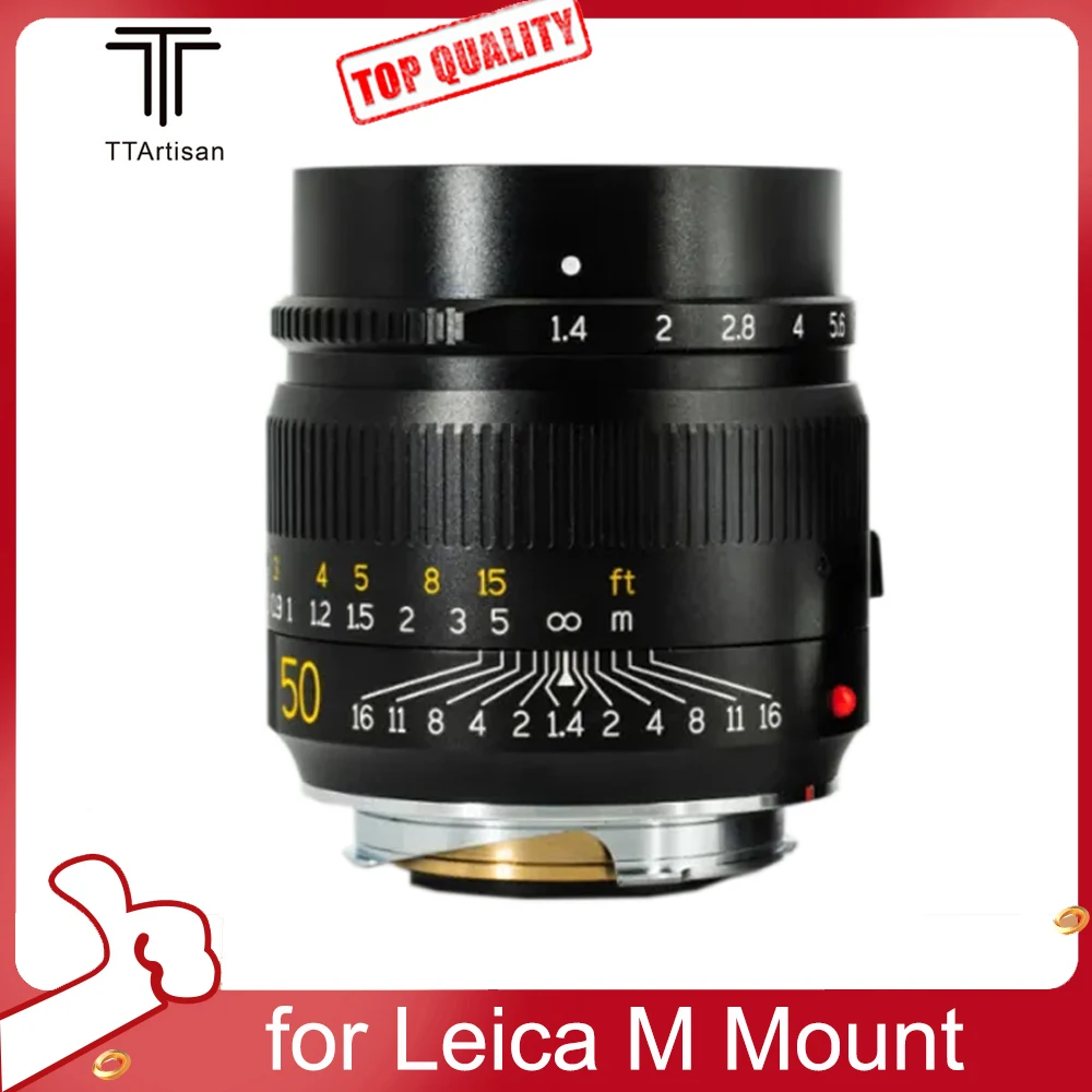 

TTartisan M 50mm F1.4 ASPH Camera Lens for Leica M Mount MF Large Aperture Lens For M6 M7 M8 M9 M9P M10 M10P M10M M10R M262 M24